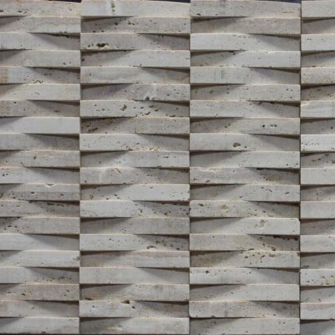 3D Travertine Mosaic