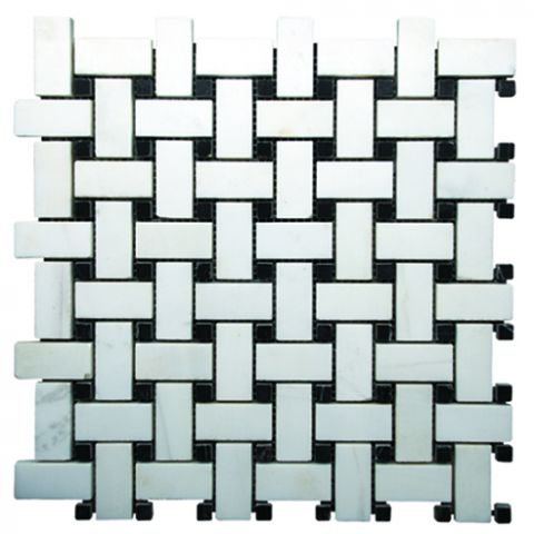 Basketwave Dolomite and Black