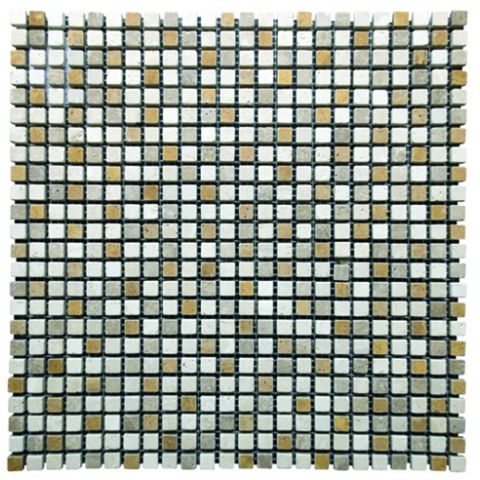 1 x 1 x 1 Mix Travertine