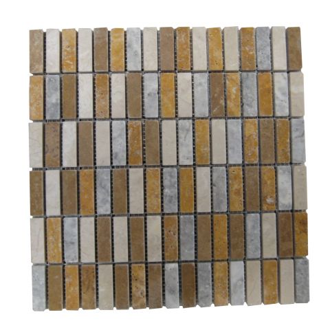 1 x 1,5 x 4,8 Mix Travertine