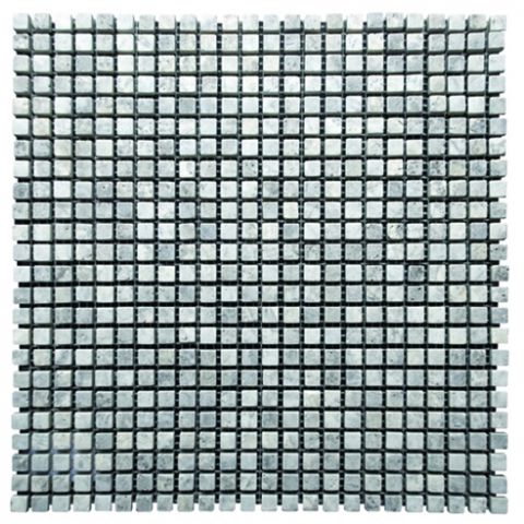 1 x 1 x 1 Silver Travertine